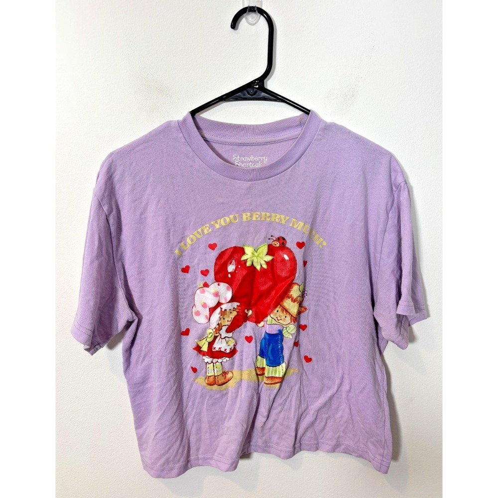 Strawberry Shortcake Cropped T-Shirt Size Small